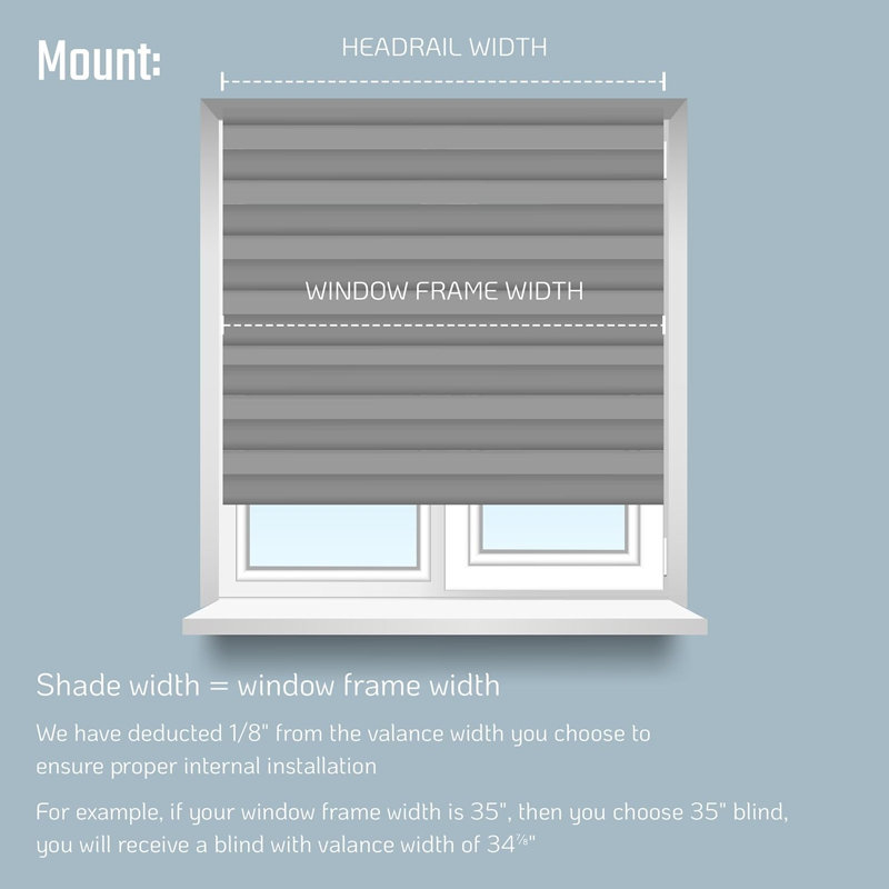 Room Darkening Roller Shade, 48.43"W x 72"L