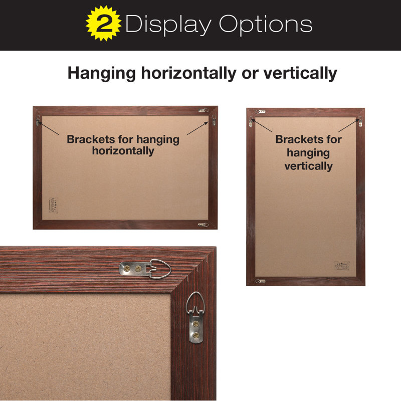 Wall Cork Bulletin Board, Brown