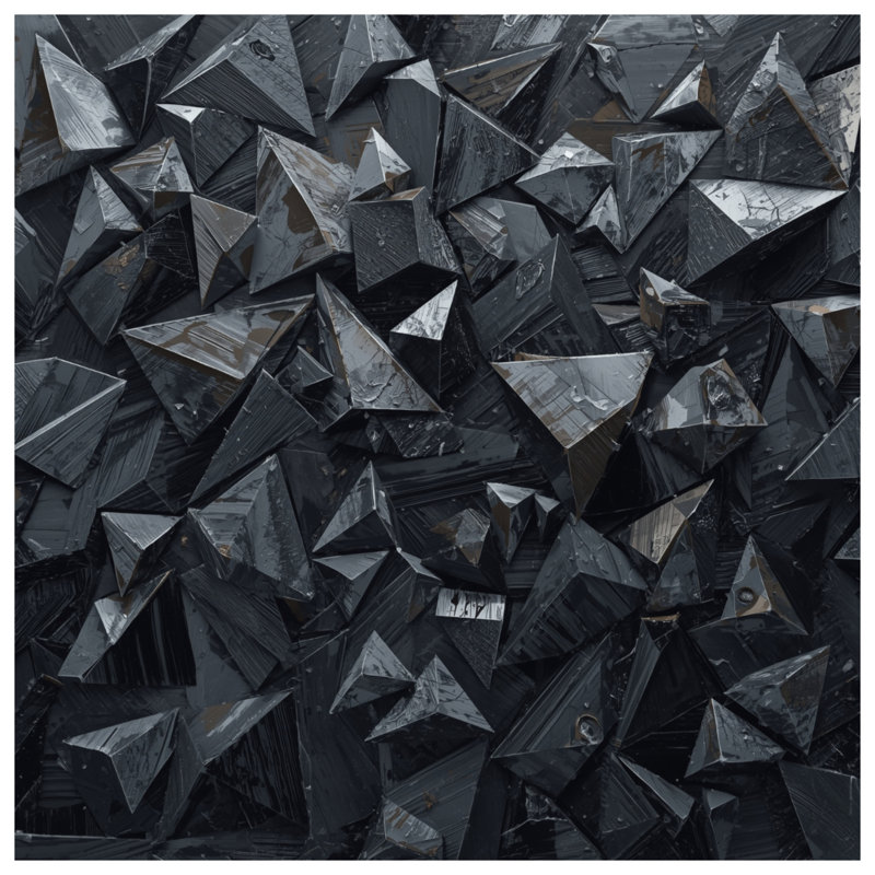 Tapisserie murale pyramides foncées - Pyramides murales, H 68 po x l 80 po avec 4 œillets