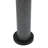 Speckled Gray Solar Powered Integrated LED Bollard Light-50252186