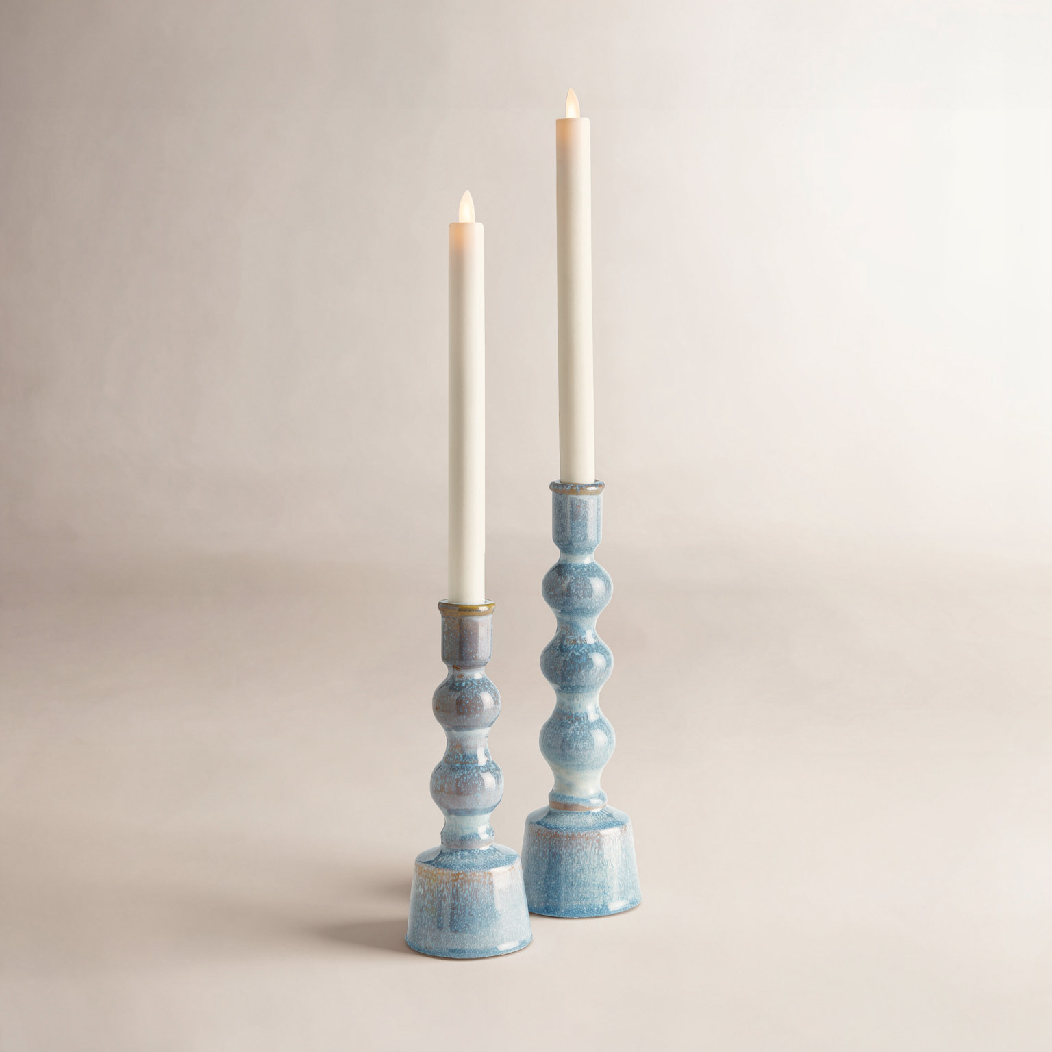 Dakota Fields Candlestick Holder, Blue