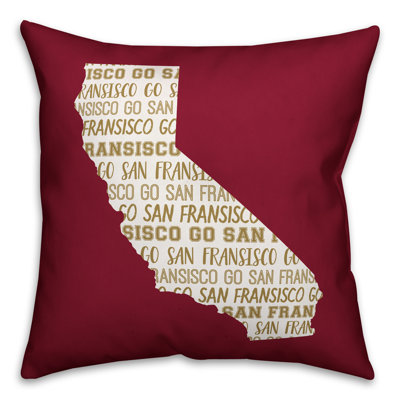 Coussin en équipe california go team