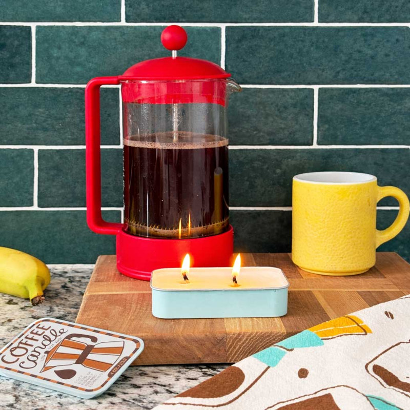 Ensemble cadeau de bougie café et fourre-tout