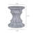 Cement Outdoor End Tables For Patio(Only Including Table)