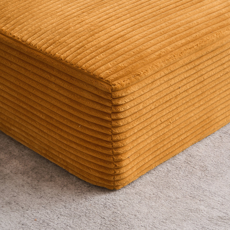 Chaise longue surdimensionnée pour le salon, Orange