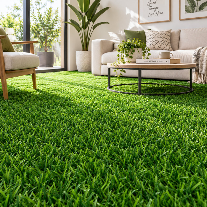 15×18FT Artificial Grass Turf Rugs and Rolls for Patio, Balcony, Indoor and Outdoor Use