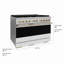ZLINE Autograph 48 in. Marino Gas Range w/ 8 Gas Burners & White Doors w/ Gold Accents-731878403