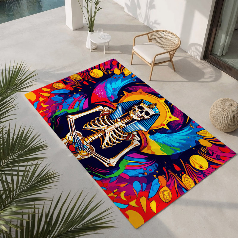 Tapis intérieur et extérieur Infinite Glow, Rectangle 9 pi x 12 pi