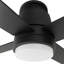 Ross - 52'' 4 Blade LED Ceiling Fan - Black Finish - Remote Control Type-556786444-556786449-556786446