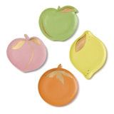 Tutti Fruity Tidbit Plates, Set of 4