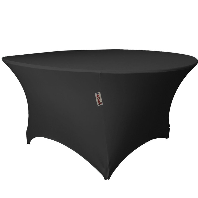 Nappe Spandex, R 60 po x H 30 po, Noir