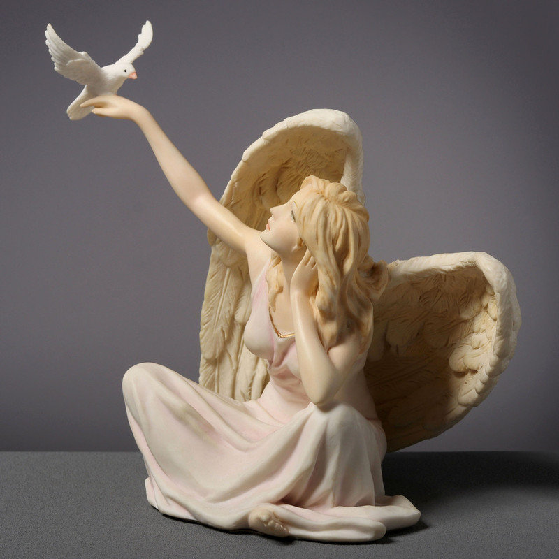 Figurine en résine de polyester 5,91 po H