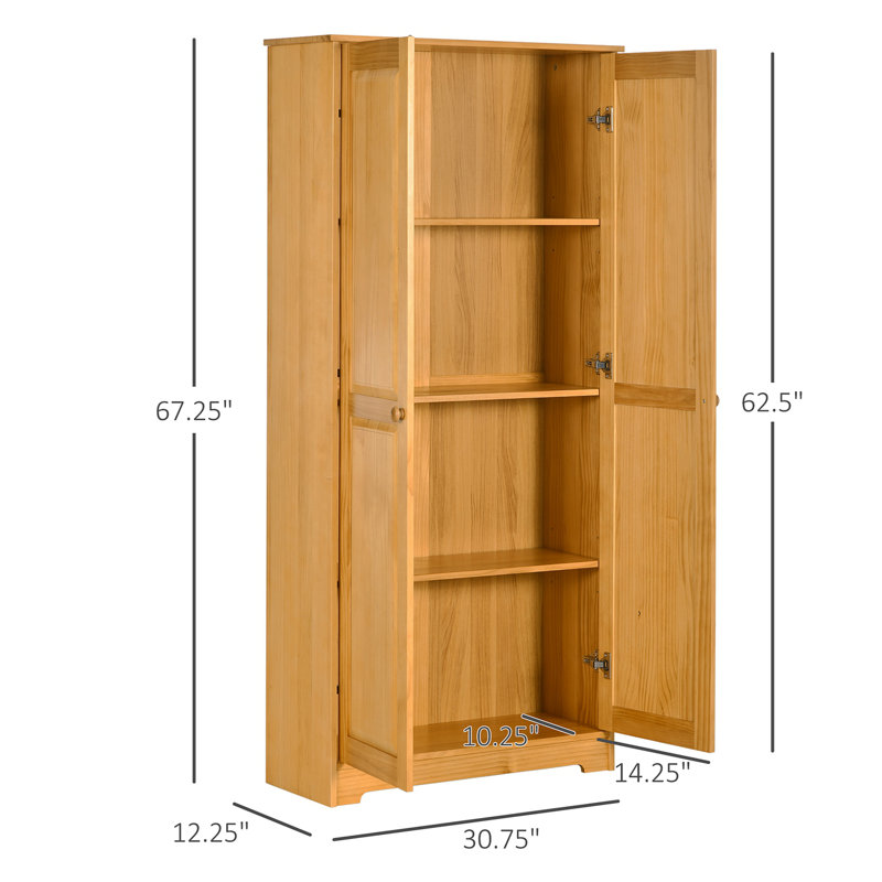 Armoire de rangement 67 po Pinewood