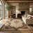 Rug Branch Hadi 10' x 13' (9'9" x 13'3") Cream/Black Persian Medallion Indoor Area Rug, Traditional, Low Pile, Stain-Resistant Carpet - Living Room, Bedroom, Dining Room, and Kitchen-41414141