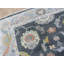 Tapis oriental gris anthracite noué à la main 7 pi 11 po x 9 pi 11 po G15075