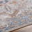 Conchita Rectangle Orhideja Oriental Machine Woven Area Rug in Navy/Rose-89727374