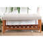 Banc en tissu et finition chêne Charla-1488441034