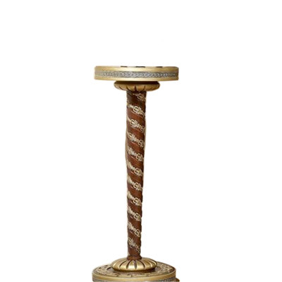 Leonor Solid Wood Walnut Plant Stand