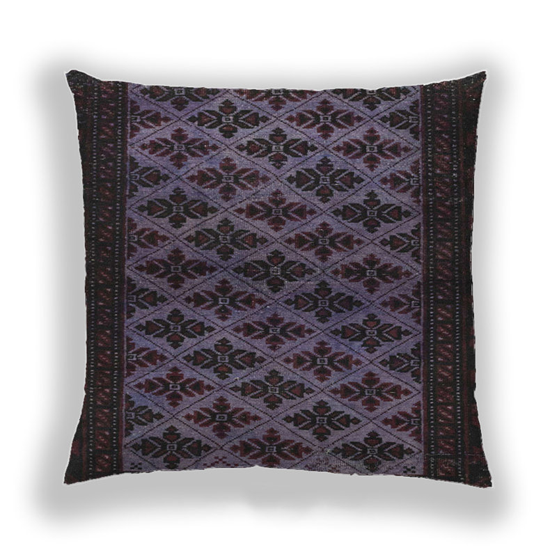 Coussin décoratif abstrait 2436, Microsuède