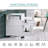 6.25" X 20.5" X 28.25" Wood Rolling Narrow Bathroom Side Storage Cabinet - White
