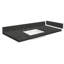 Vision 60.75'' Granite Single Bathroom Vanity Top with Sink-603962543-603962516