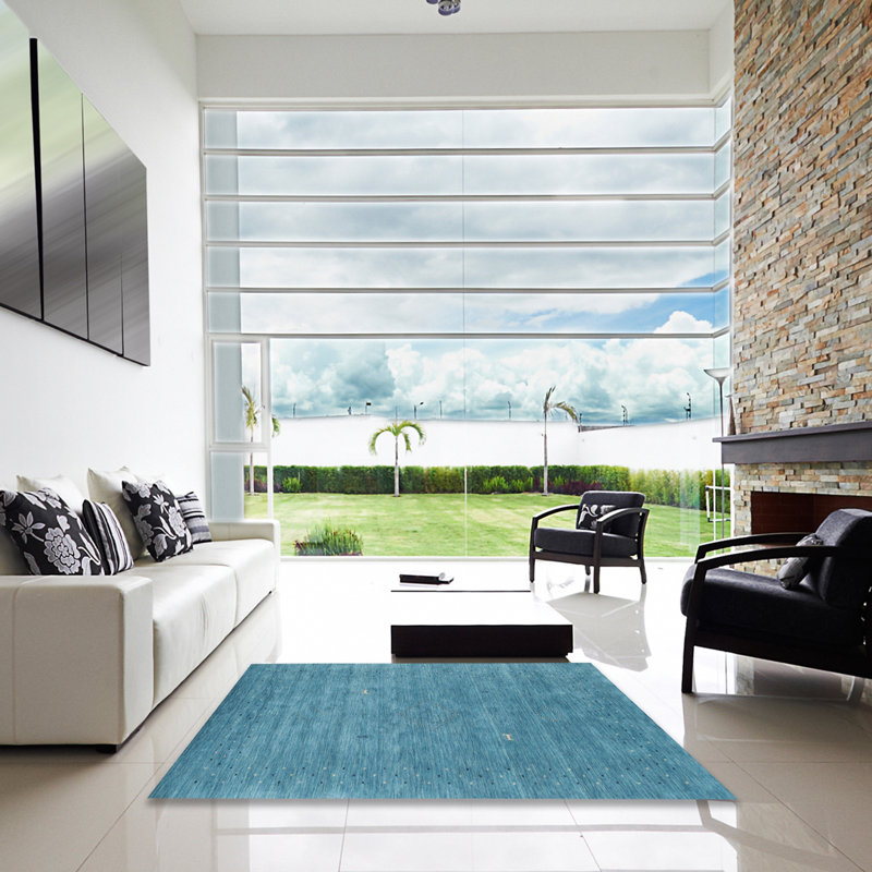 Abstract Indoor Rug, Square 6'
