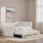Upholstered Daybed With Trundle, Three Drawers And Vertical Striped Design-2118190087