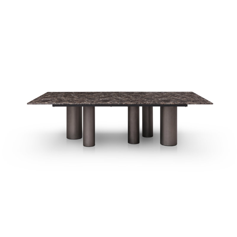 Glass Top Dining Table, Black