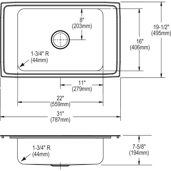 Dimensions du produit