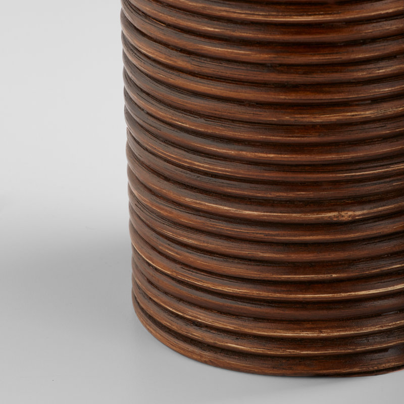 Papeete Wicker Jar, 19" H x 7" W x 7" D
