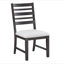 Ensemble de salle à manger 5 pièces Classic Style espresso foncé avec rallonge et 4 chaises-1653637297