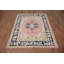 Tapis rose teint à la main Oushak 5 x 7