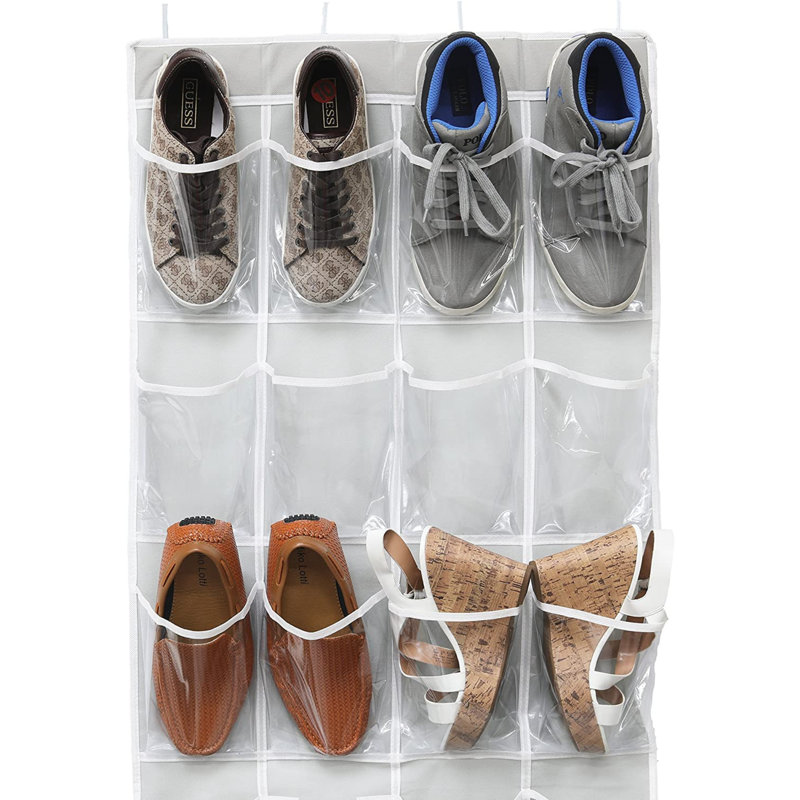 24 Pair Stackable Hanging Shoe Organizer