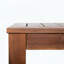 Ensemble de table et banc d'extérieur 3 pièces en bois d'acacia