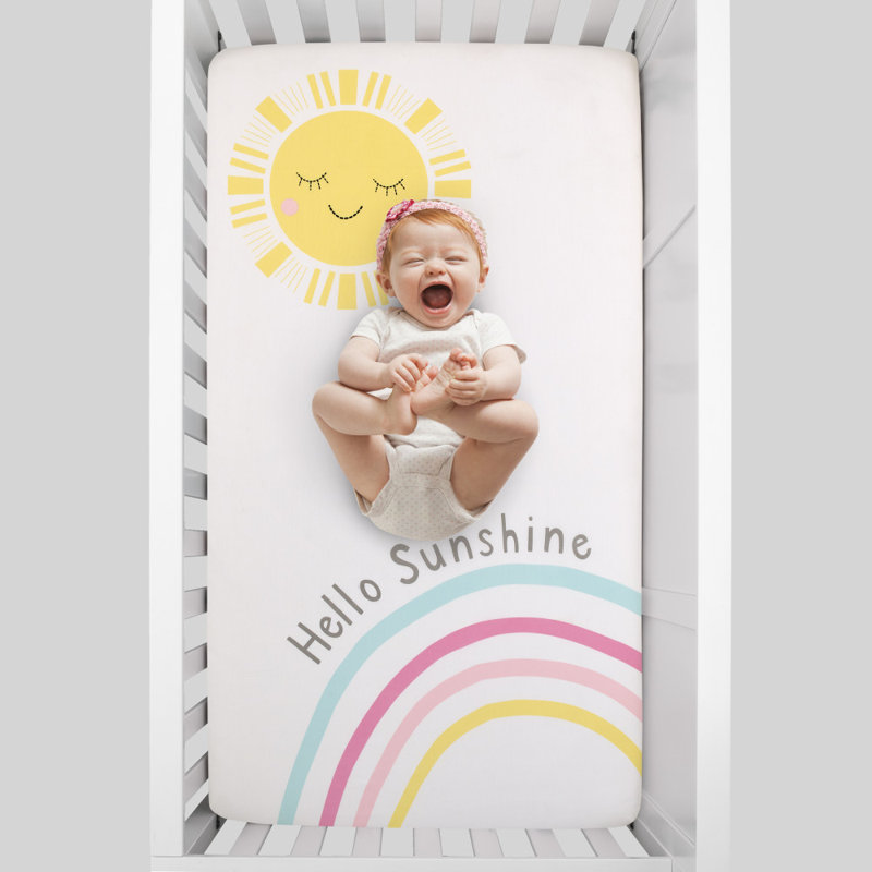 Drap-housse pour lit de bébé Ruochen Zoomie