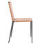 Chaise d'appoint rembourrée en cuir Brett-301507473-301507472