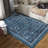 Suttle Oriental Machine Washable Rugs Floral Non-Slip Rug for Living Room Bedroom Nursery Dining Table Bedside Decor-209918023