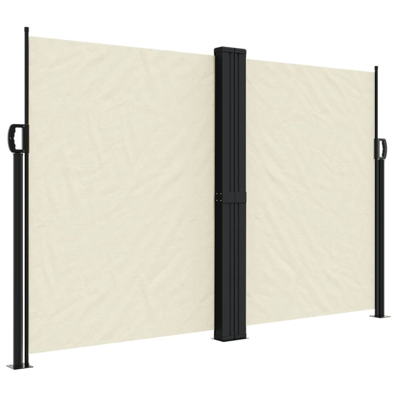 Auvent latéral rétractable Vidaxl anthracite, H 63 po x l 472,4 po, Anthracite