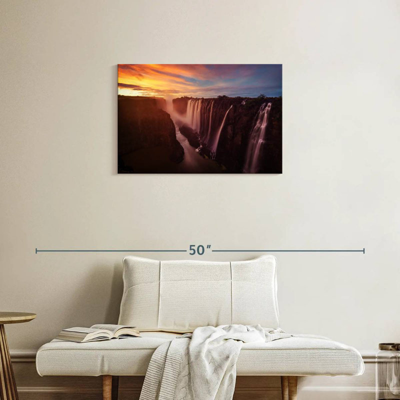 Alvord Enchanting Victoria Falls, H 20 po x l 30 po