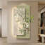Peinture de style médiéval en bambou et plantes vertes sur une murale-290340547