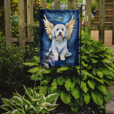 Coton de Tuléar mon ange drapeau de jardin