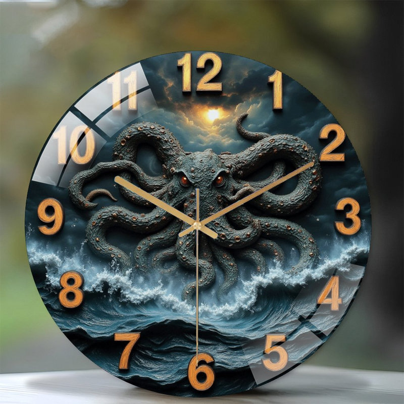 Horloge murale Octopus