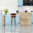 Kitchen Island with Extendable Dining Table for 4-6, Double-Sided Storage, Power Outlet and Drawers-1369245714