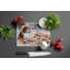 Basset Hound Christmas Cookies Glass Cutting Board