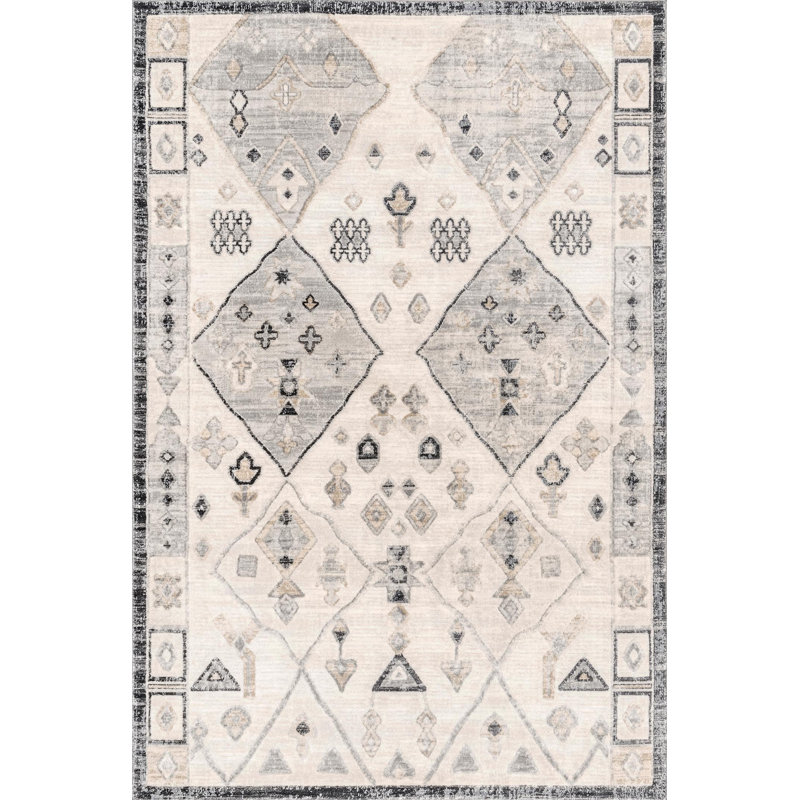 Dianne Southwestern Indoor Rug, Rectangle 6'7" x 9'