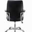 Chaise de bureau pivotante noire à hauteur ajustable