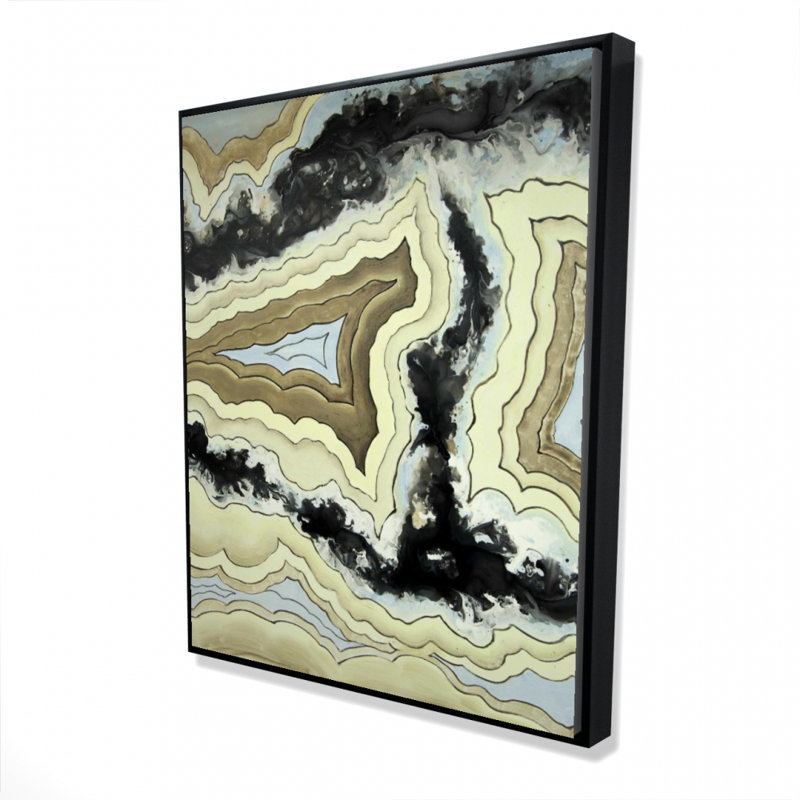 Lace Agate Print On Canvas, H 60 po x l 48 po