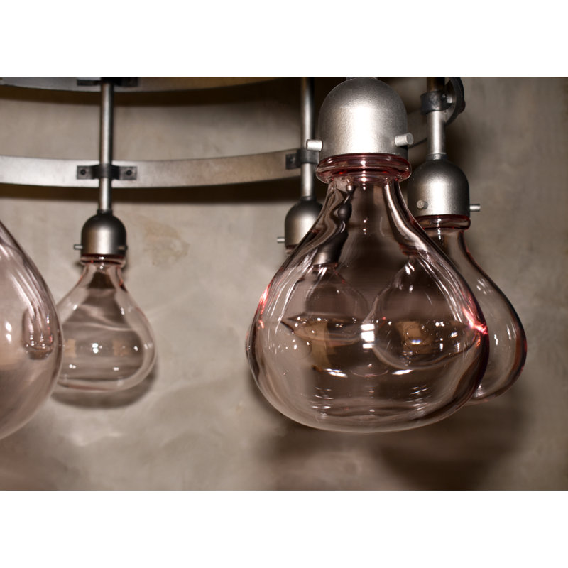 8 - Light LED Pendant, Merlot