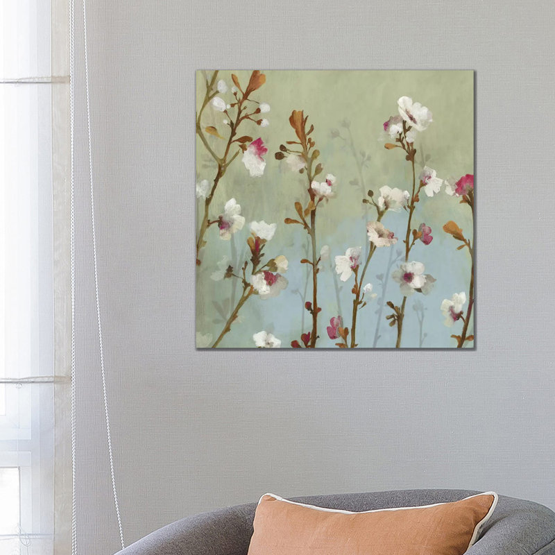 In The Wind, Square by Asia Jensen - Wrapped Canvas Painting, 66.04 cm H x 66.04 cm W x 3.175 cm D