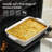 Ceramic Rectangular Baking Dish Set, 3-Piece Bakeware Set (4", 8", 13") With Handles, Professional Fluted Baker For Lasagna And Roasting, White